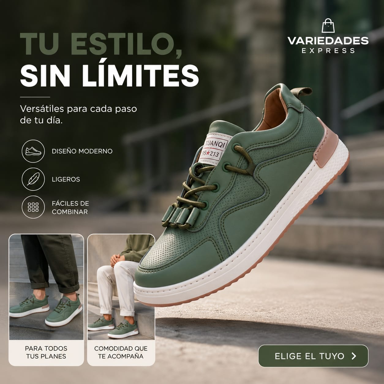 Calzado Casual Legacy Urban Comfort